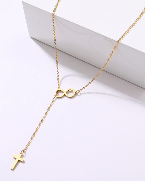 Women's Fashion Jewelry gold Plated Infinity Cross Necklace Mothers day  gift | eBay
