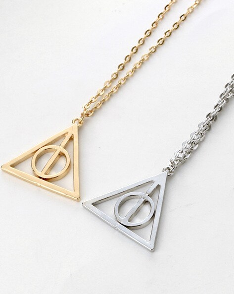Deathly Hallows Necklace Gold