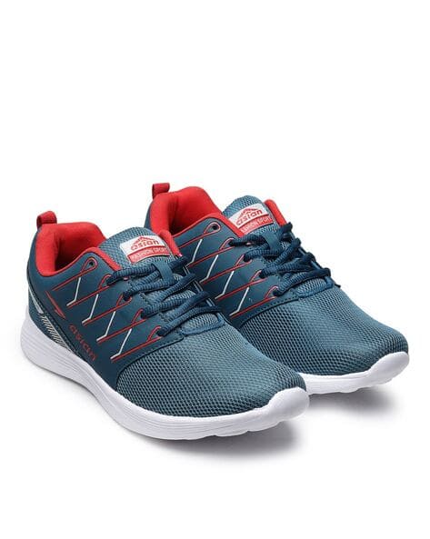 Round-Toe Lace-Up Running Shoes