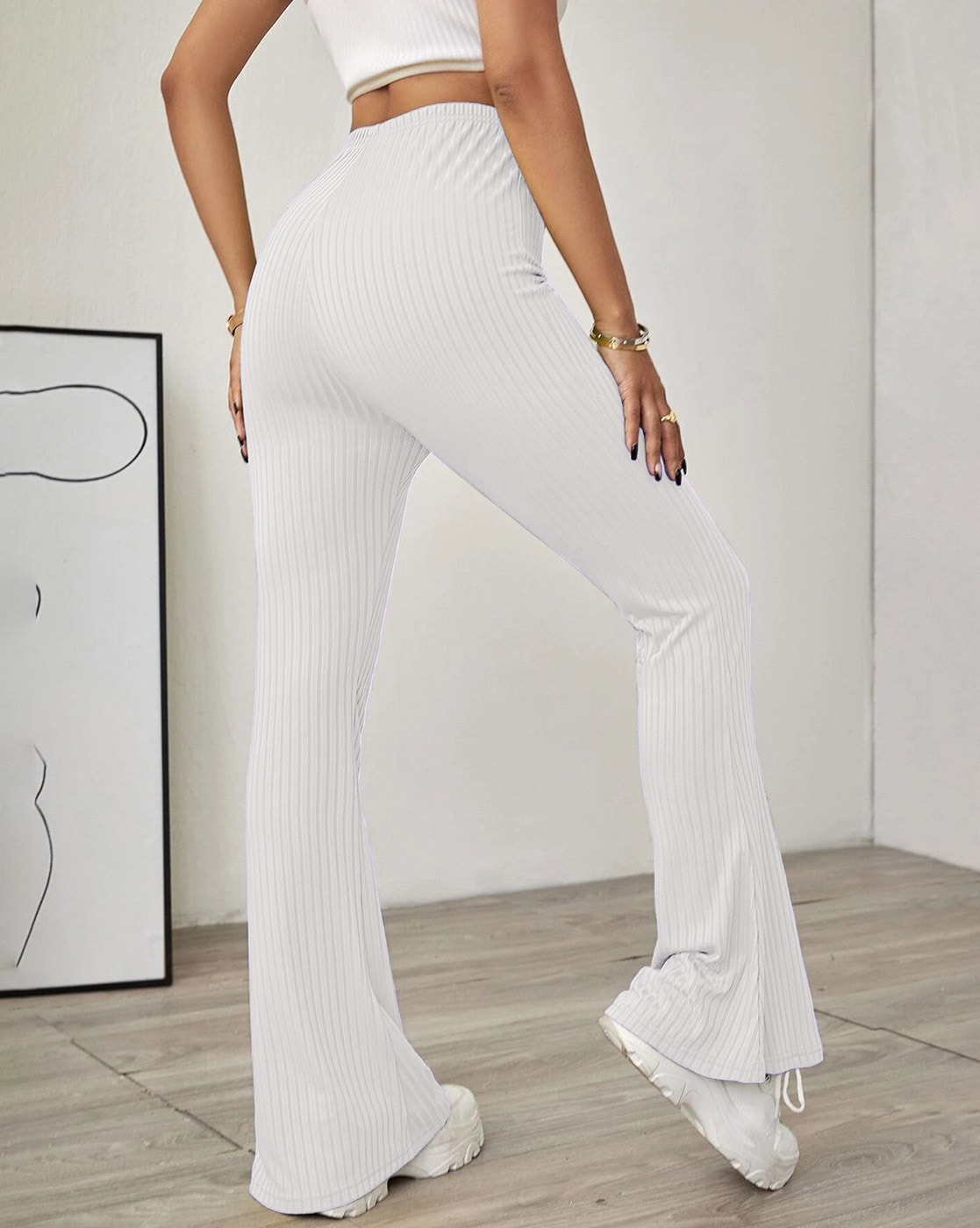 Amazon.com: slqdgmryz Womens Yoga Pants with Pockets Stretch Flare Leggings  Tummy Control Solid Fold Over Bell Bottom Pants Trendy High Waisted Fall Trousers  Flare Pants for Women Bootcut Yoga Pants White :
