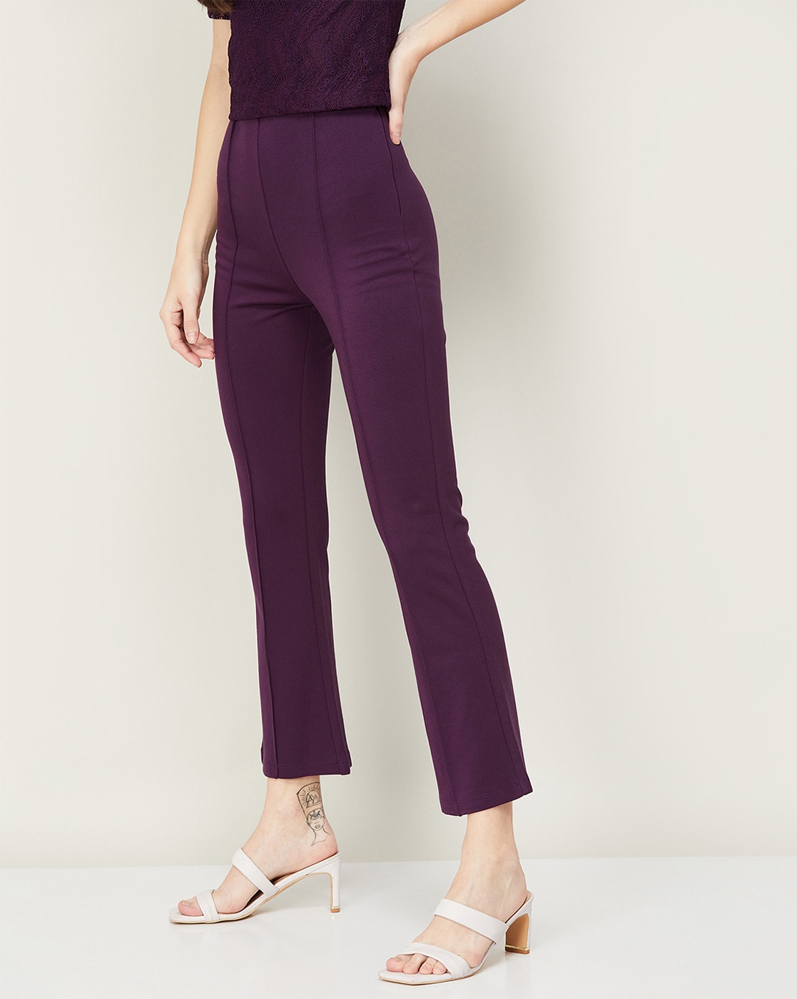 Flirtitude Purple Active Pants Size XL - 42% off