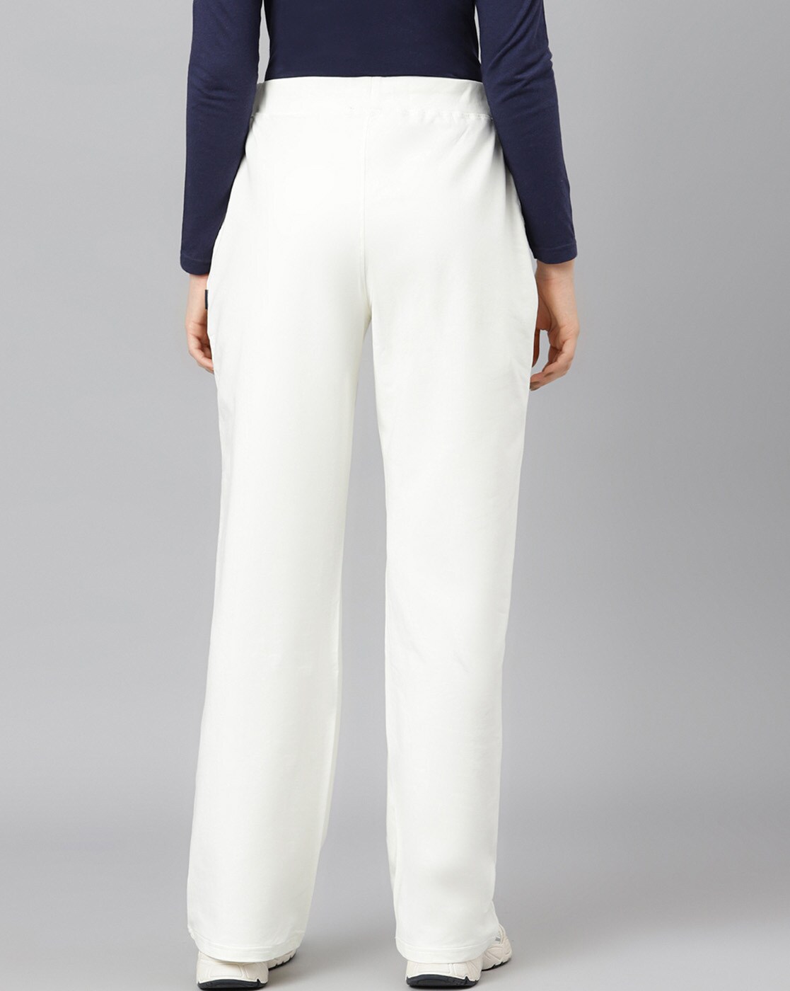 Buy Polo Ralph Lauren Women White Track Pants Online - 668075