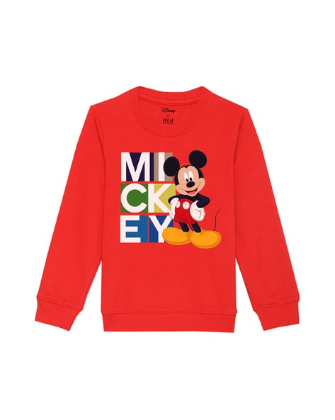 Red disney sweatshirts sale