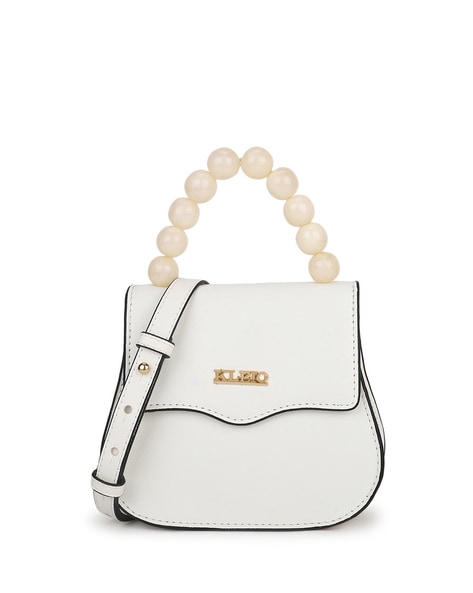 White mini 2024 top handle bag