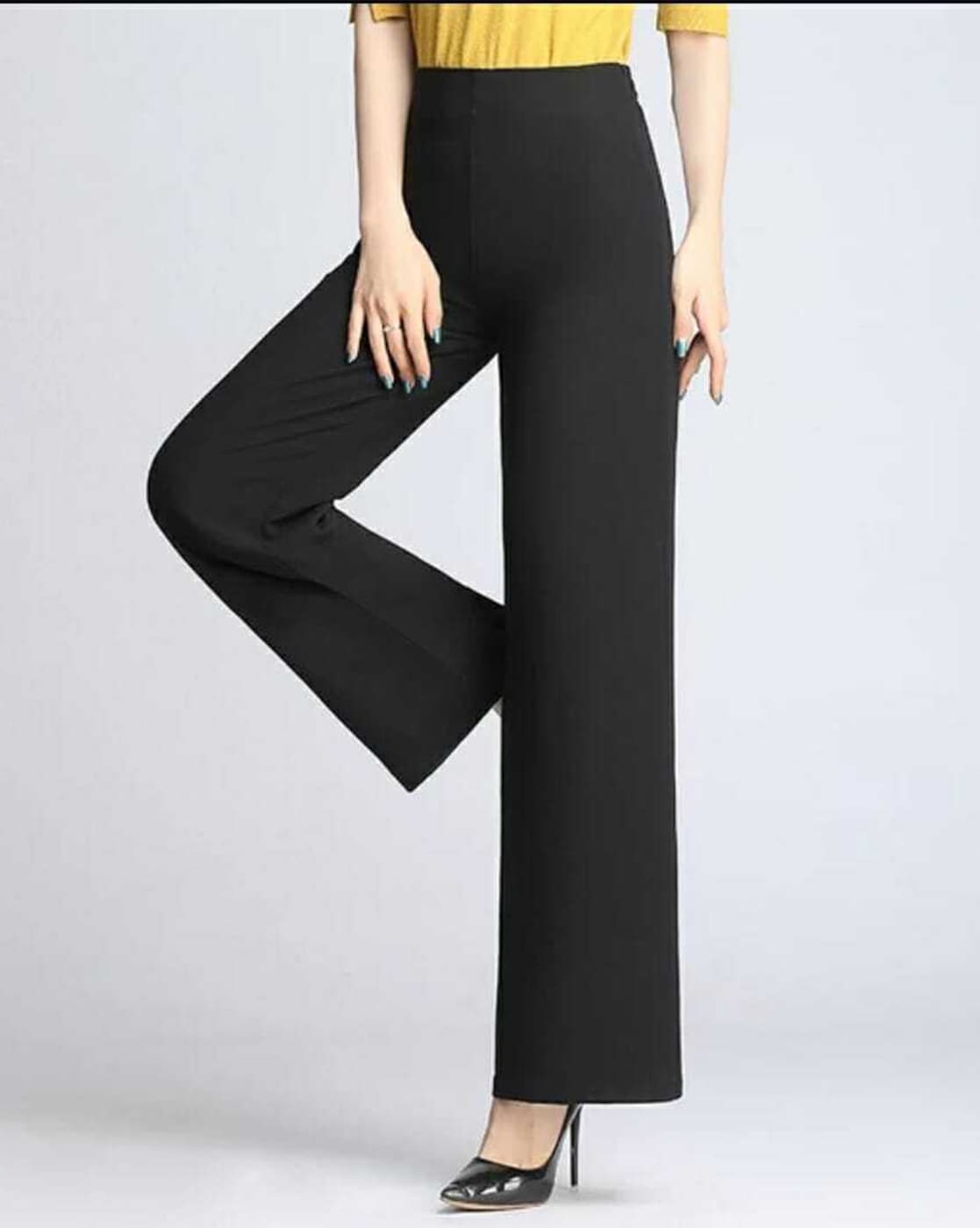 Buy online Black Solid Formal Trouser from bottom wear for Women by Smarty  Pants for ₹799 at 50% off | 2024 Limeroad.com