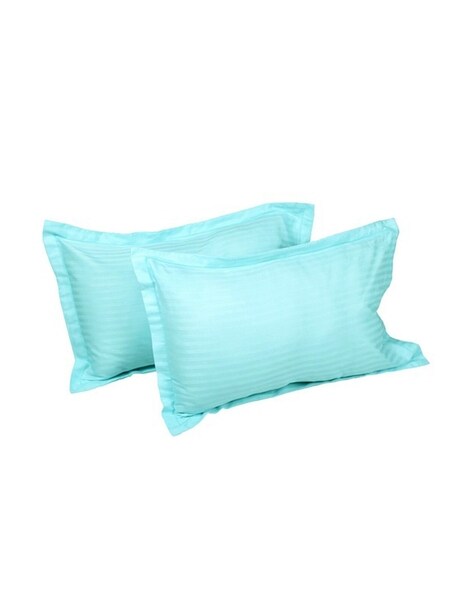 Aqua blue pillow outlet cases