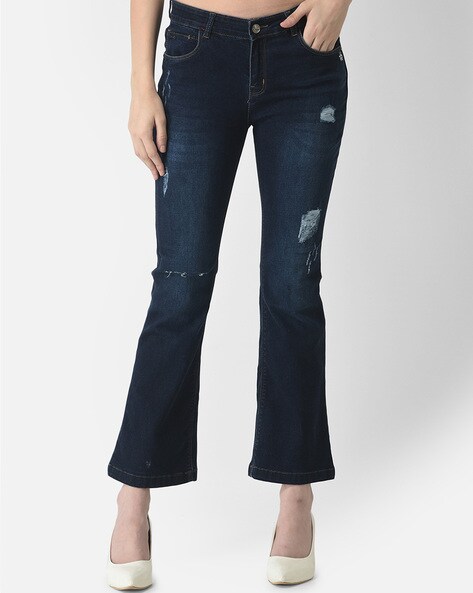 Bootcut Jeans with Insert Pocket