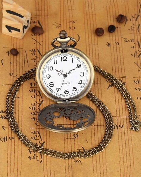 Zlatoustovskie open face pocket watch from 1950s, with clear back! –  SovietWatchStore.com