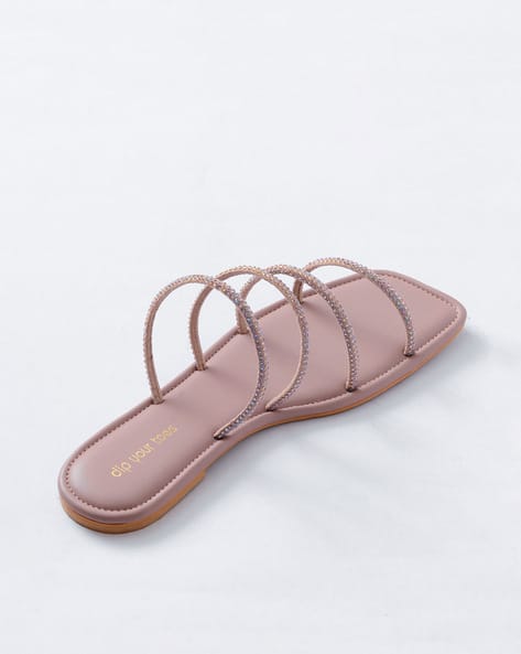 Embellished Flat Sandals