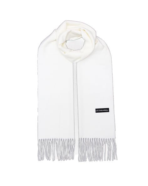 Buy White Mufflers for Men by LEONARDI Online | Ajio.com