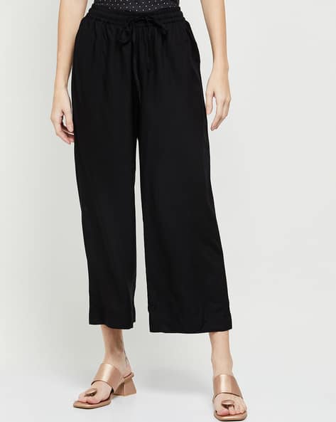 Mid Rise Flared Palazzos