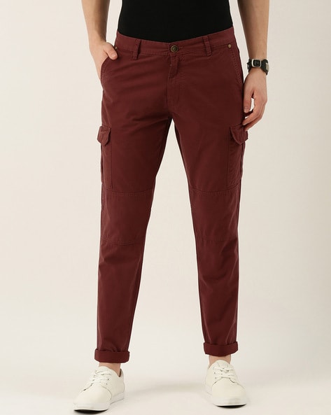 Buy Olive Green Trousers & Pants for Men by iVOC Online