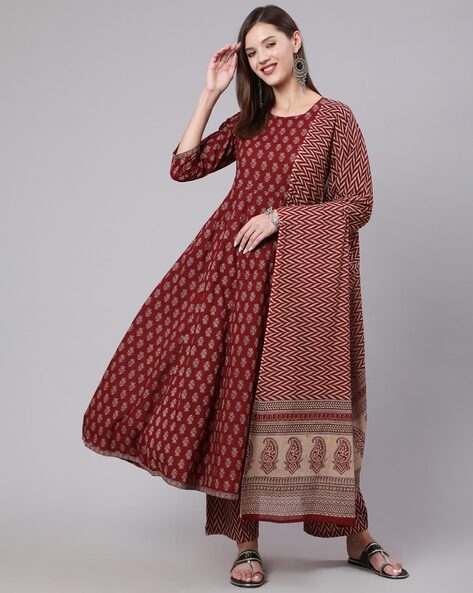 GULMOHAR JAIPUR Women's Cotton Straight Kurti (GC1003RED_S_Red_Small) :  Amazon.in: Fashion