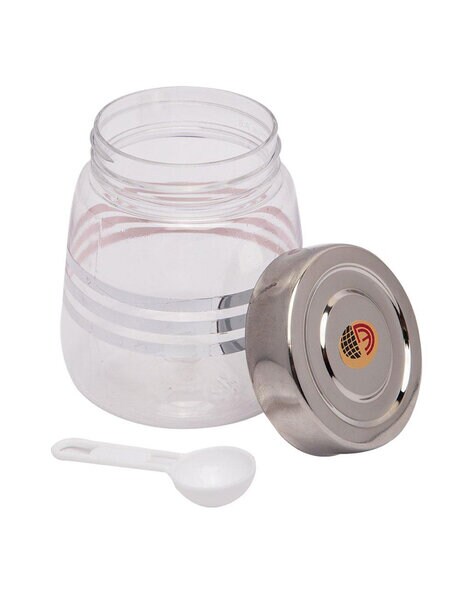 Market99 Glass Jar With Lid And Spoon - Food Storage, Kitchen