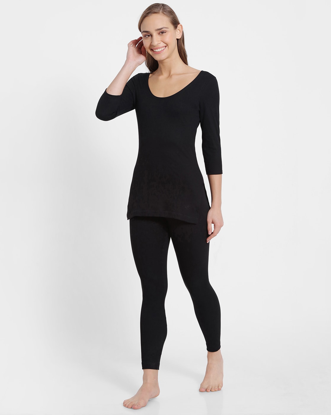Jockey Style - 2503 Women Thermal 3/4 Sleeve - Upper Only 1Pc Pack