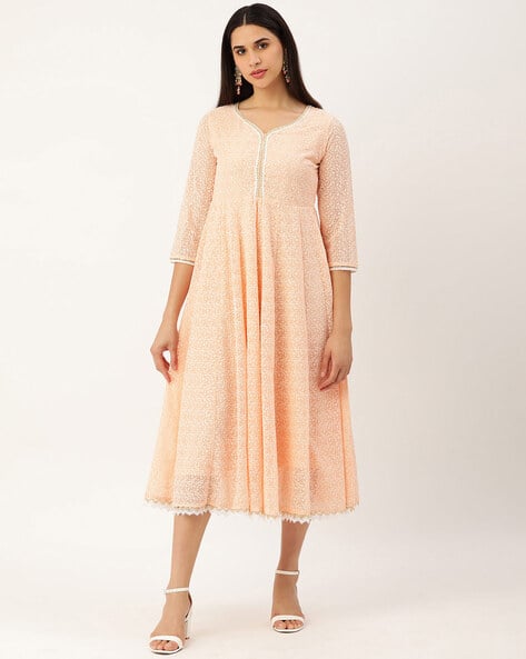 sachin and babi light blue dress PRM INDIA Leana Readymade Organza Dress best quality ladies dresses online main image 1