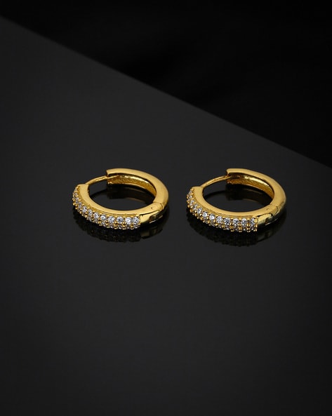 Small Hinged Hoop Earrings | Autumn and May | Gold Designer Jewellery