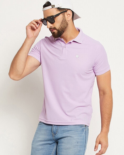Regular Fit Polo T-Shirt with Ribbed Hem