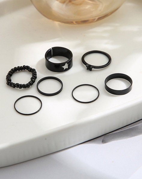 Classic Matt Black Fiber Carbon Men's Ring - Arias Jewellery Palace