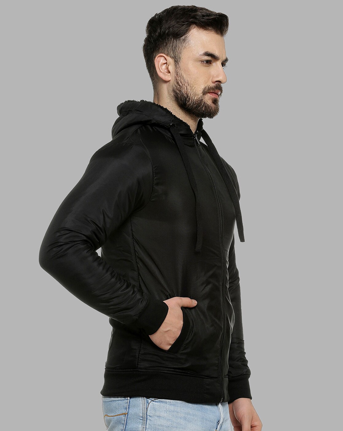 Mens Black Soft Shell Jacket #TT80 - Merry Mart Uniforms