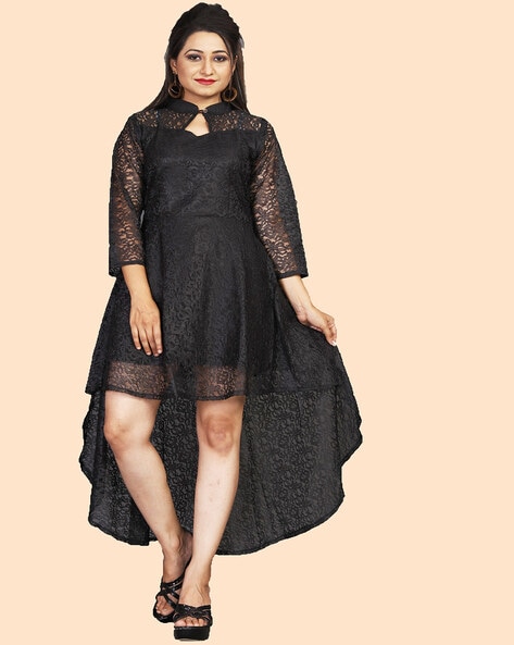 Kangana Trehan Tiered High-low Dress | Blue, Satin Taffeta, Straight,  Sleeveless in 2023 | Womens dresses, High low dress, Dress