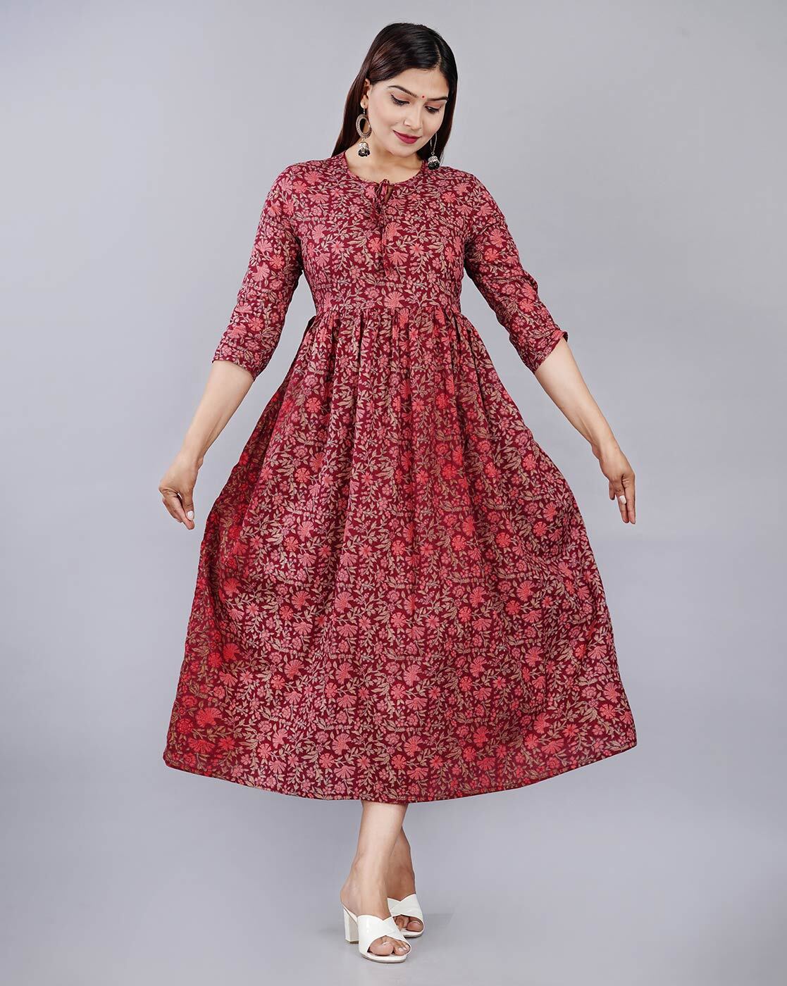 Maroon Gown - Maroon Gowns Online Shopping in India | Myntra