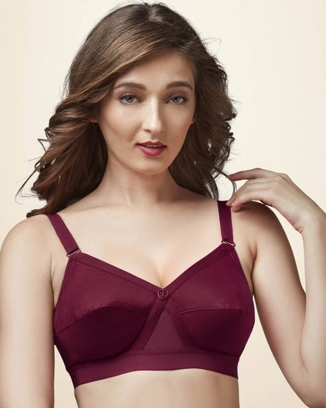 Buy Trylo Padded Non-Wired Full Coverage T-Shirt Bra - Skin at Rs