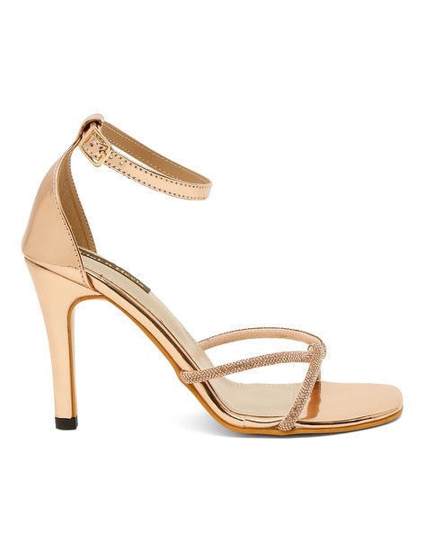 Extra Strappy Tie-Up Single Strap High Block Heels | SHEIN IN