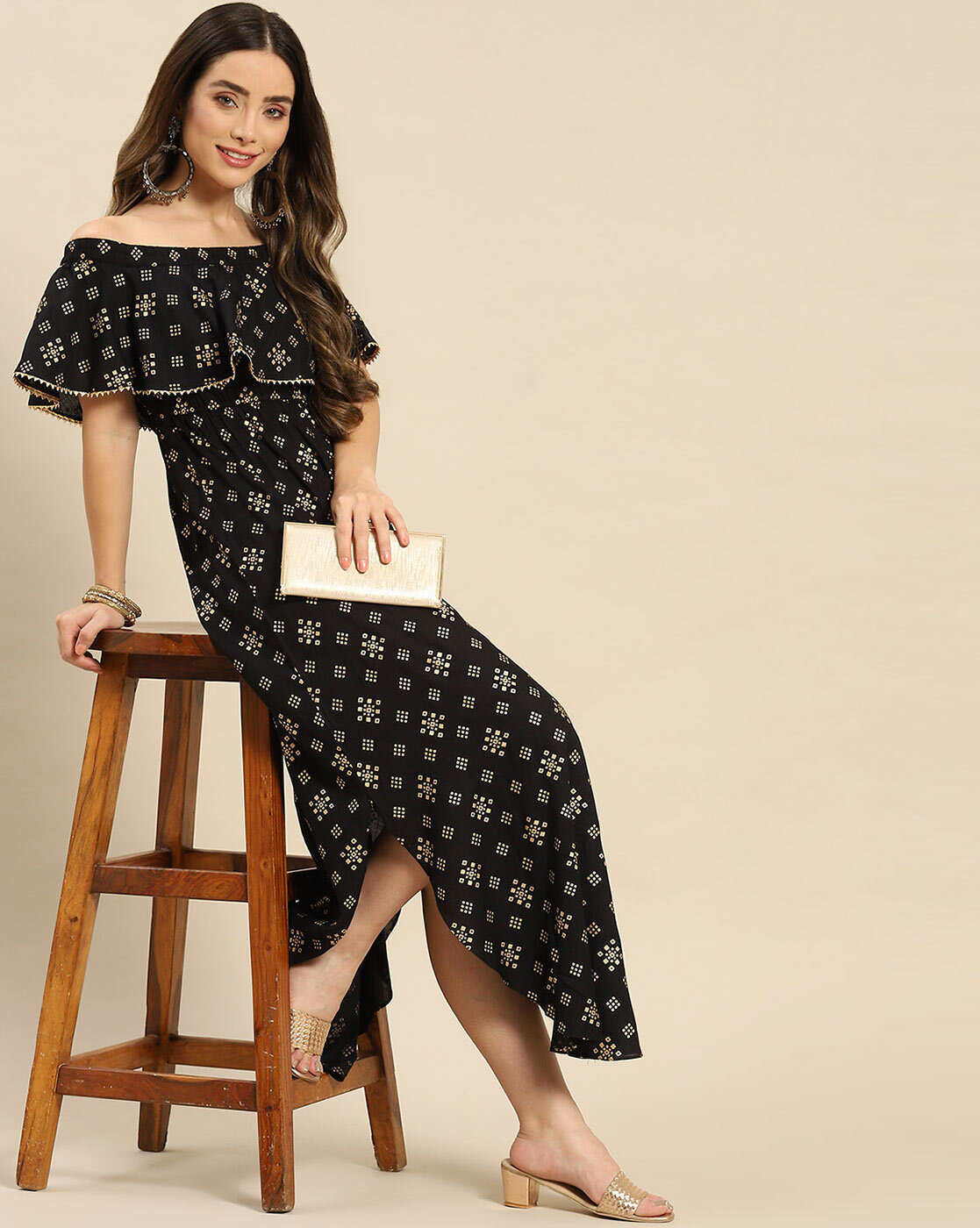 Kaleigh Off Shoulder Dress