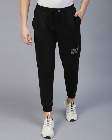 Shop Printed Active Joggers with Drawstring Waist Online