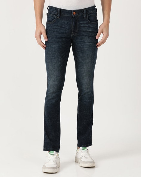 Wrangler Mid-Wash Slim Fit Jeans