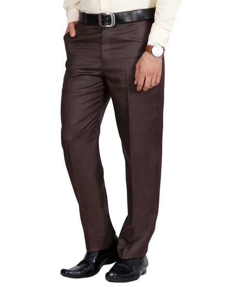 Brown Wash & Wear Smart Fit Trouser – Diners Pakistan