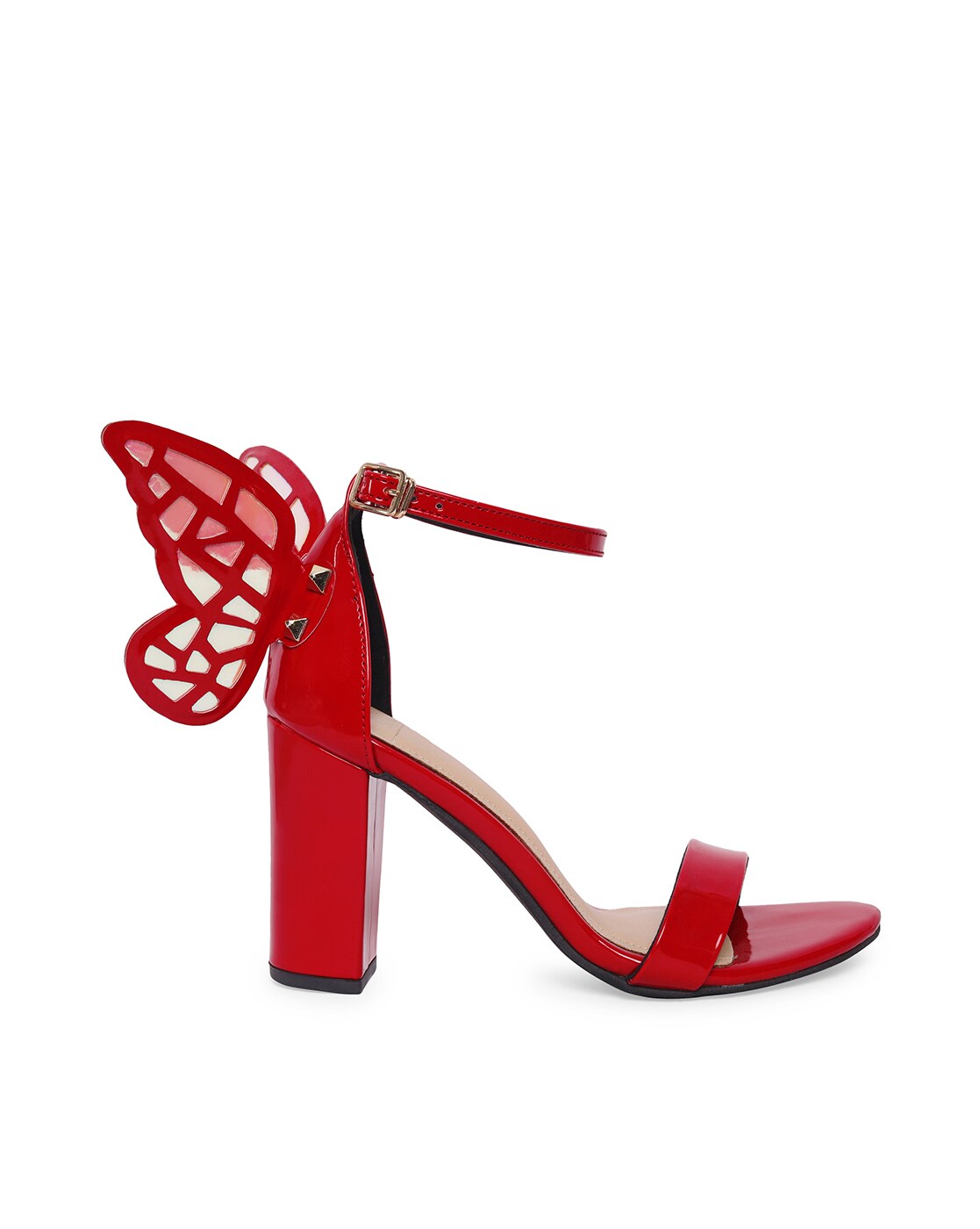 Patent Red Sandals - Lace-Up High Heels - High Heel Sandals - Lulus