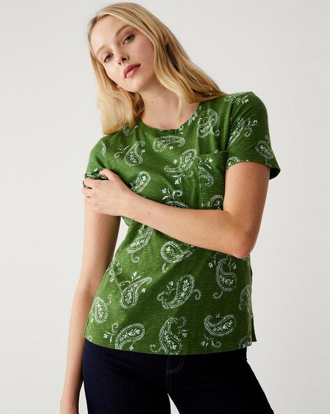 Paisley cheap t shirt