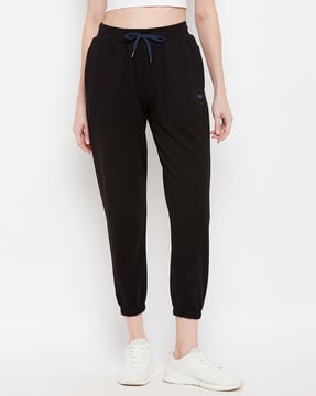 Buy Navy Blue Track Pants for Women by MADAME M SECRET Online