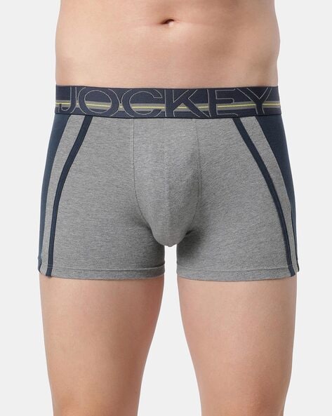 Jockey Sports Performance Trunks For Men With Double Layer Contoured Pouch  - Platinum Grey Underwear in Ramgarh-Jharkhand at best price by Jai Mata Di  - Justdial