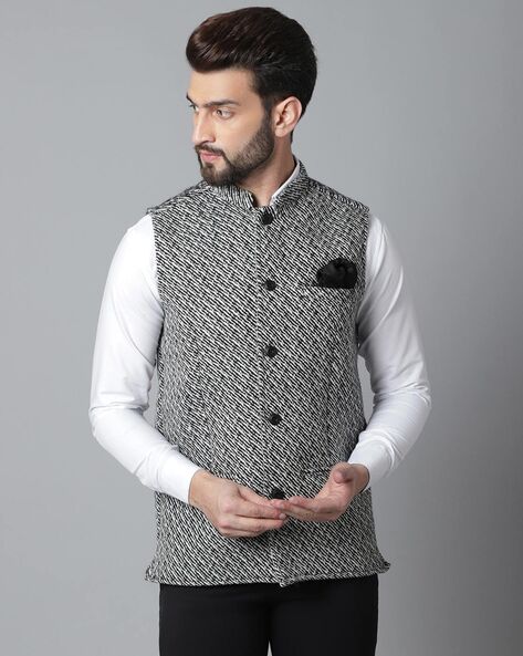 Grey waistcoat white top shirt