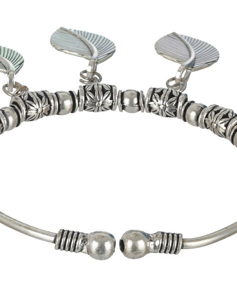 Buy Oxidised Silver Leaf Bracelet for Women Online in India