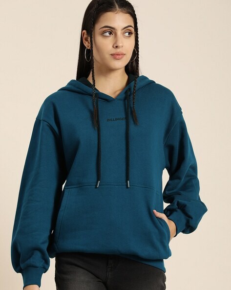 Zipper Print Hoodie - Women - Ready-to-Wear