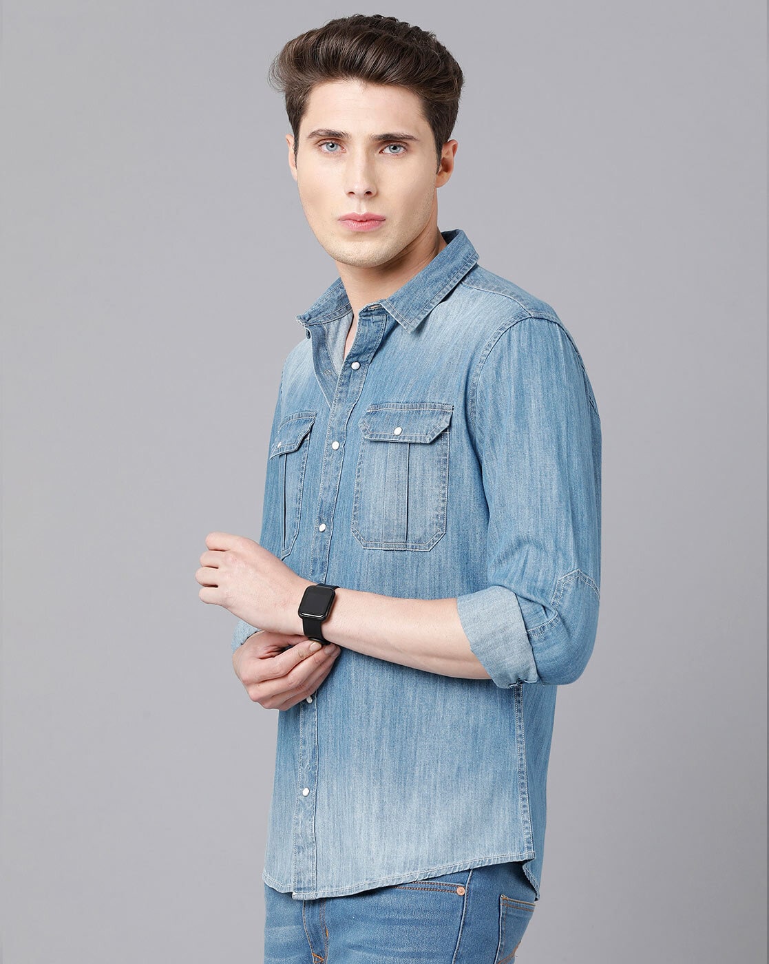 Buy Blue Shirts for Men by Prototype Online