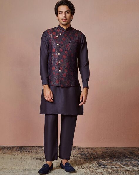 Buy Beige Ethnic Suit Sets for Men by Manyavar Online | Ajio.com