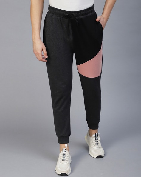 Rigo Colourblock Joggers with Drawstring Waist