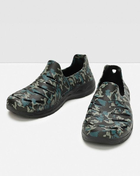 Milos Orthotic Slides - Mens-green-camo