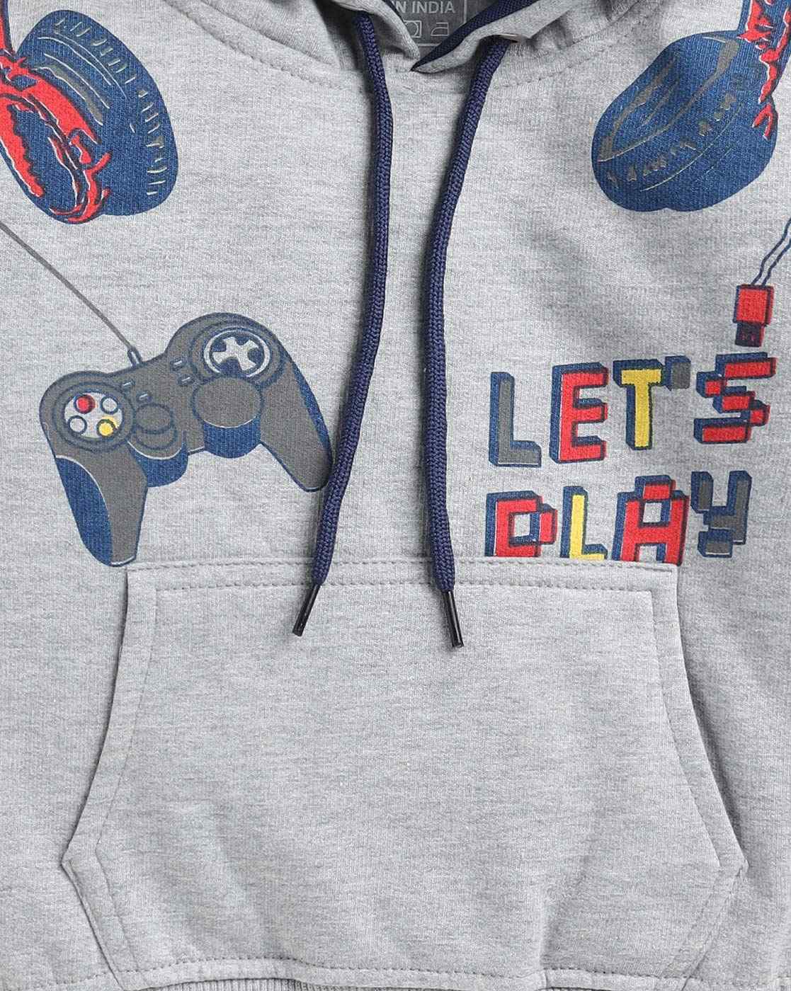 Buy Grey Sweatshirts & Hoodie for Boys by TOONYPORT Online | Ajio.com