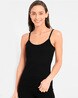 Women's Super Combed Cotton Rich Thermal Camisole with Stay Warm Technology  - Black