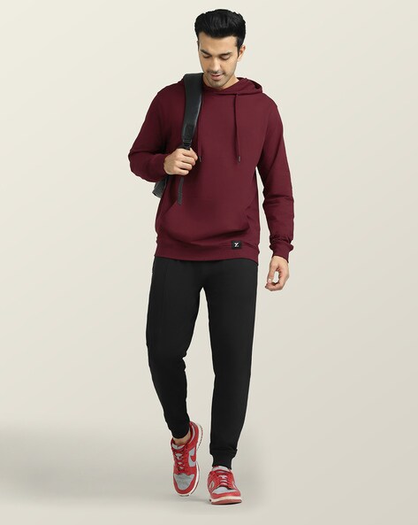 Buy Maroon Sweatshirt & Hoodies for Men by XYXX Online