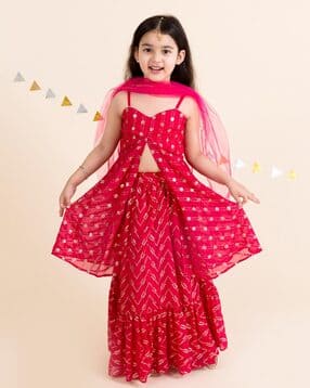 pspeaches Embellished Lehenga Choli with Dupatta Set-picture-36