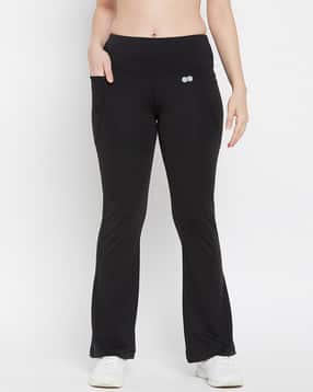 clovia Women Ankle Length Flared Track Pants-picture-11