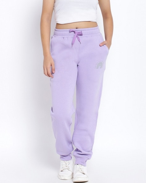 adidas Purple Printed Track Pants