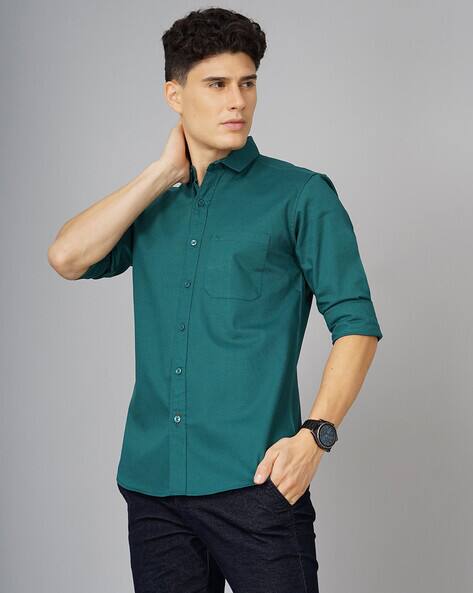 Buy Teal Green Shirts for Men by PAUL STREET Online